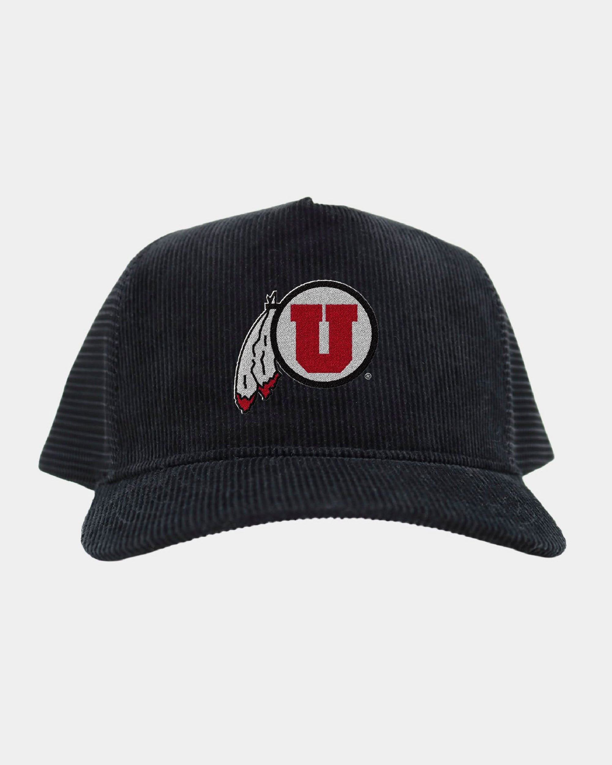 UofU Black Full Cord Fade Hat
