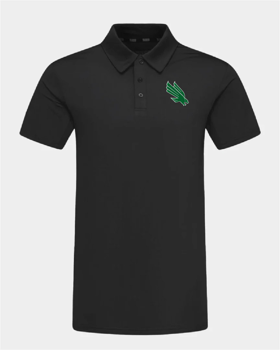 North Texas Crest 2.0 Black Polo