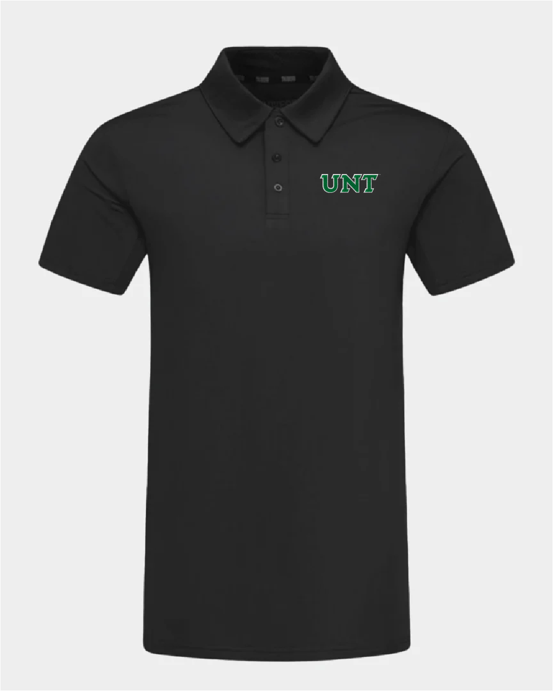 North Texas Crest 2.0 Black Polo