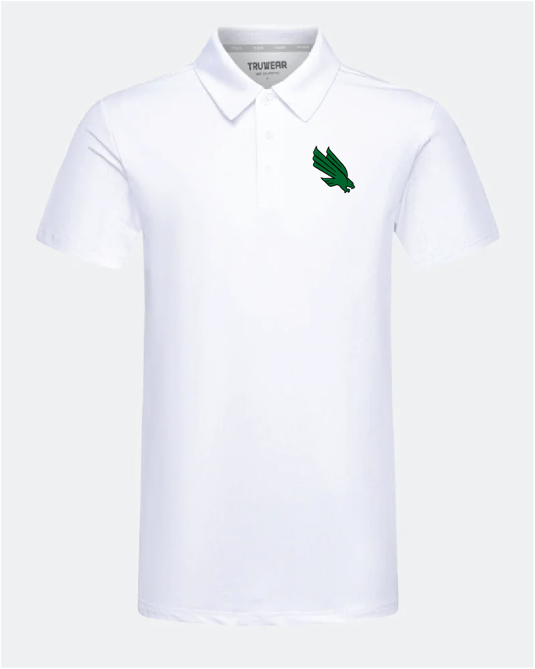 North Texas Crest 2.0 White Polo