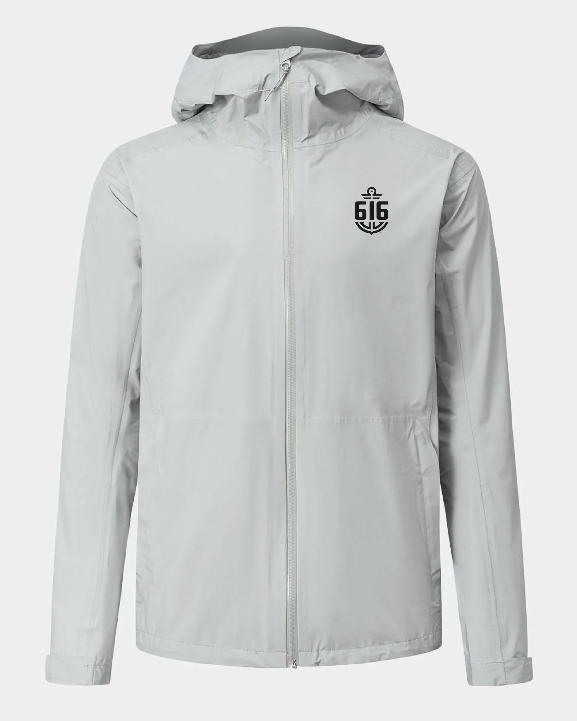 GVSU Voyage Rain Jacket Light Grey
