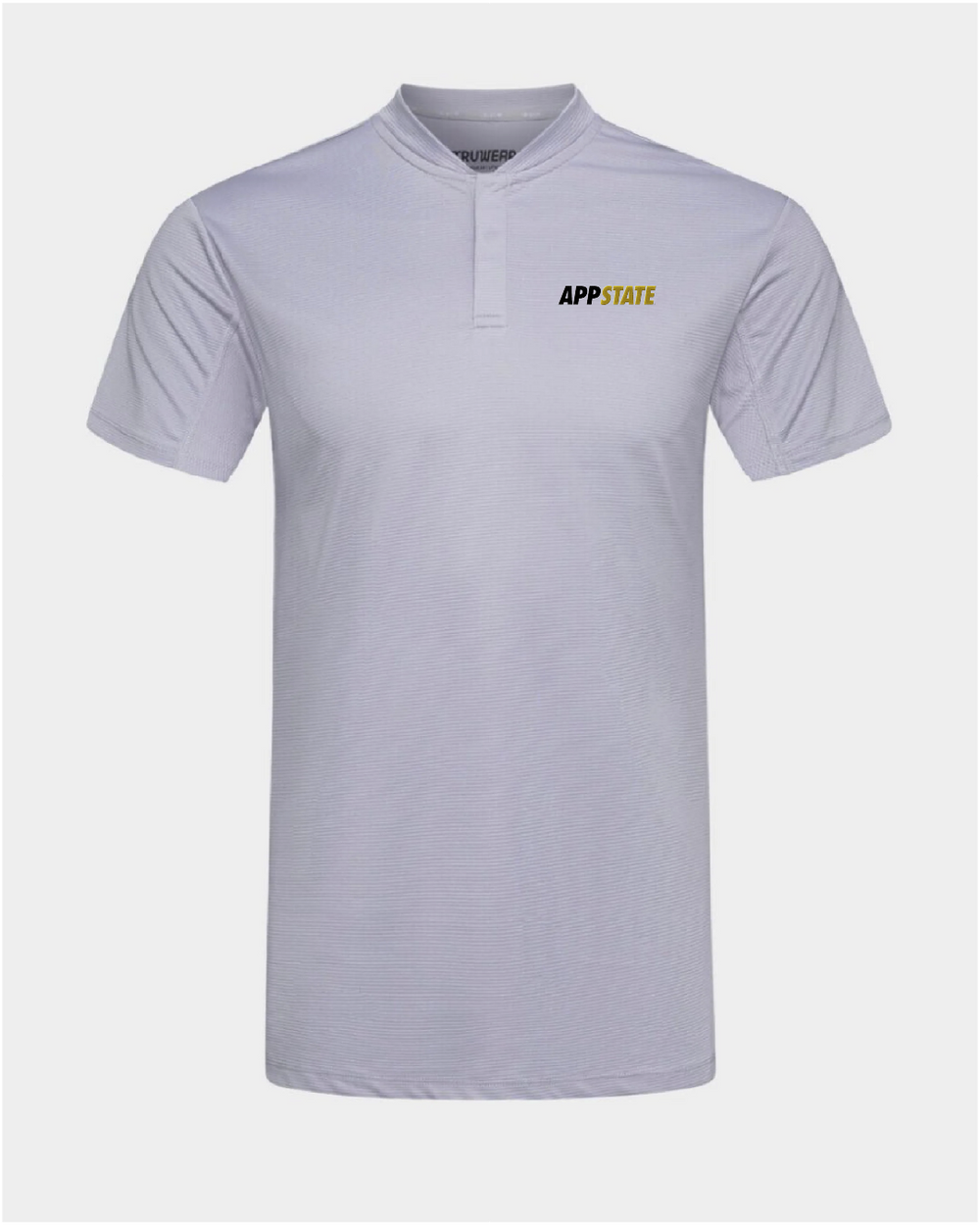 App State Pinnacle Light Grey Polo 2.0