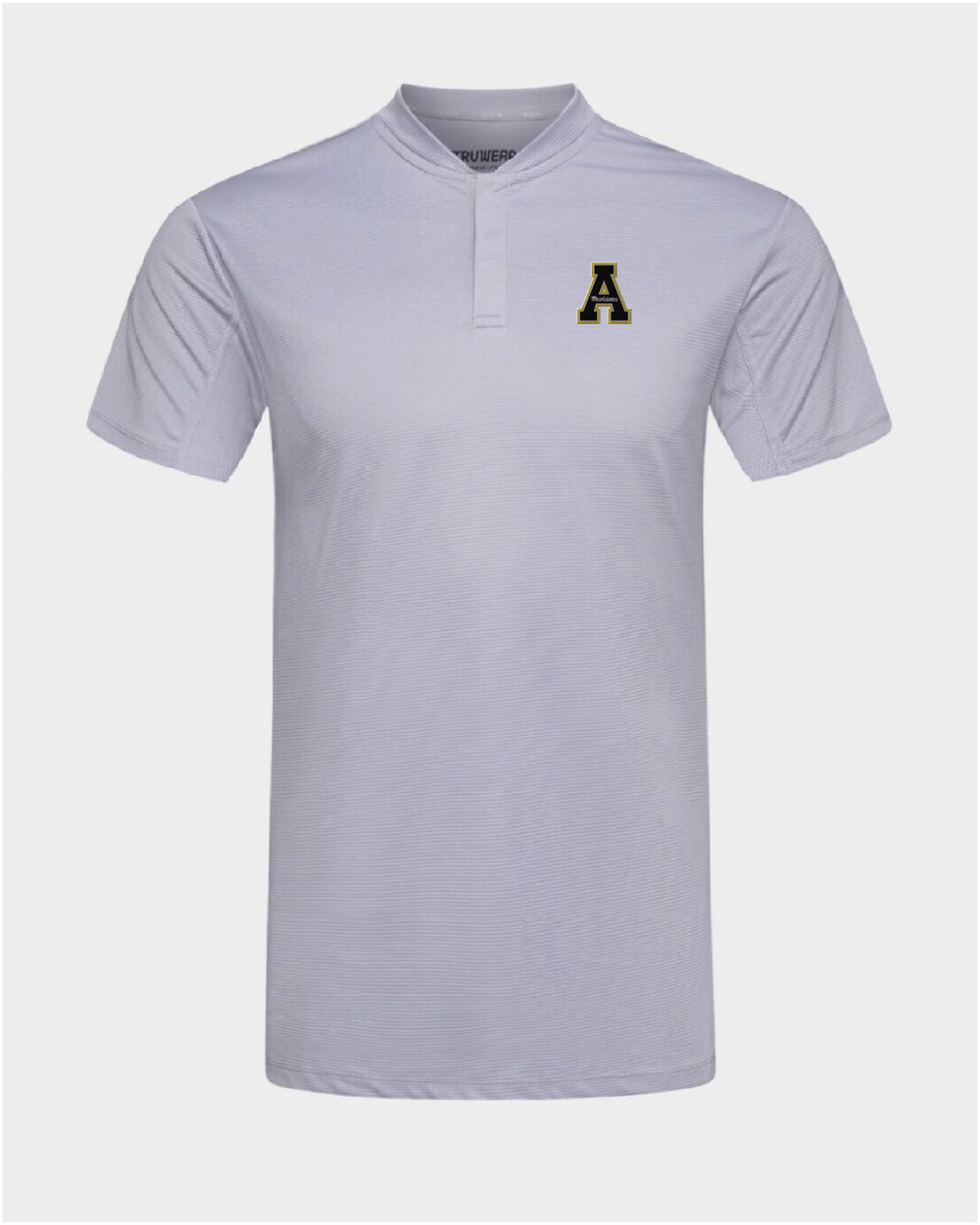 App State Pinnacle Light Grey Polo 2.0