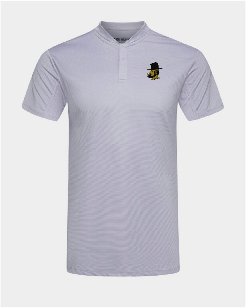 App State Pinnacle Light Grey Polo 2.0