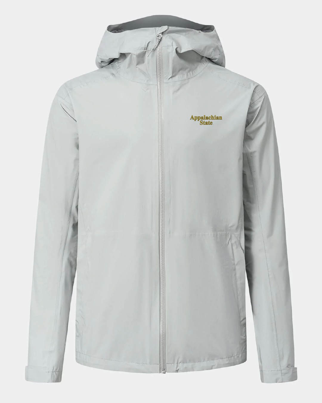 App State Voyage Rain Jacket Light Grey