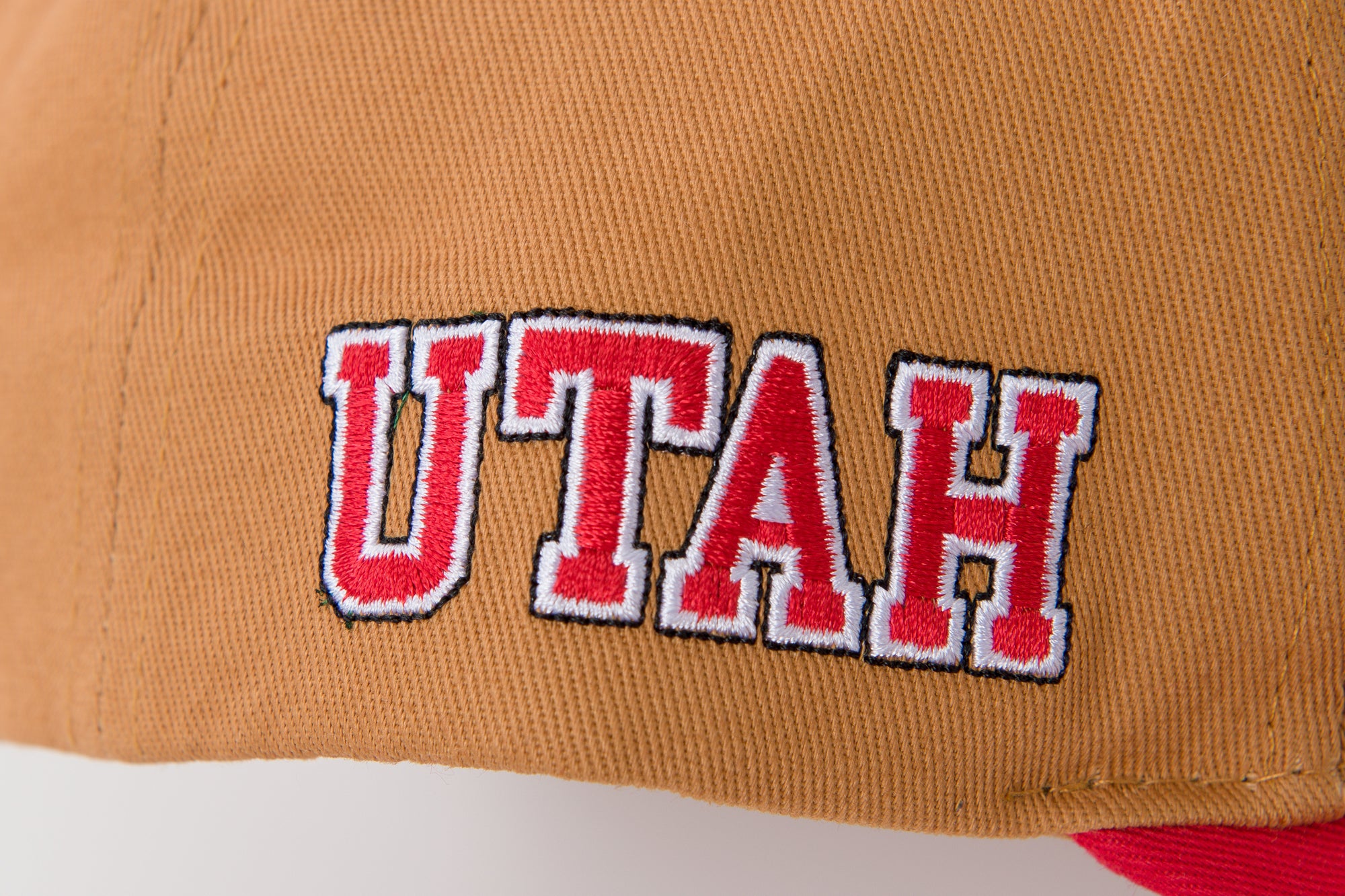 UofU Fade Hat Tan Red