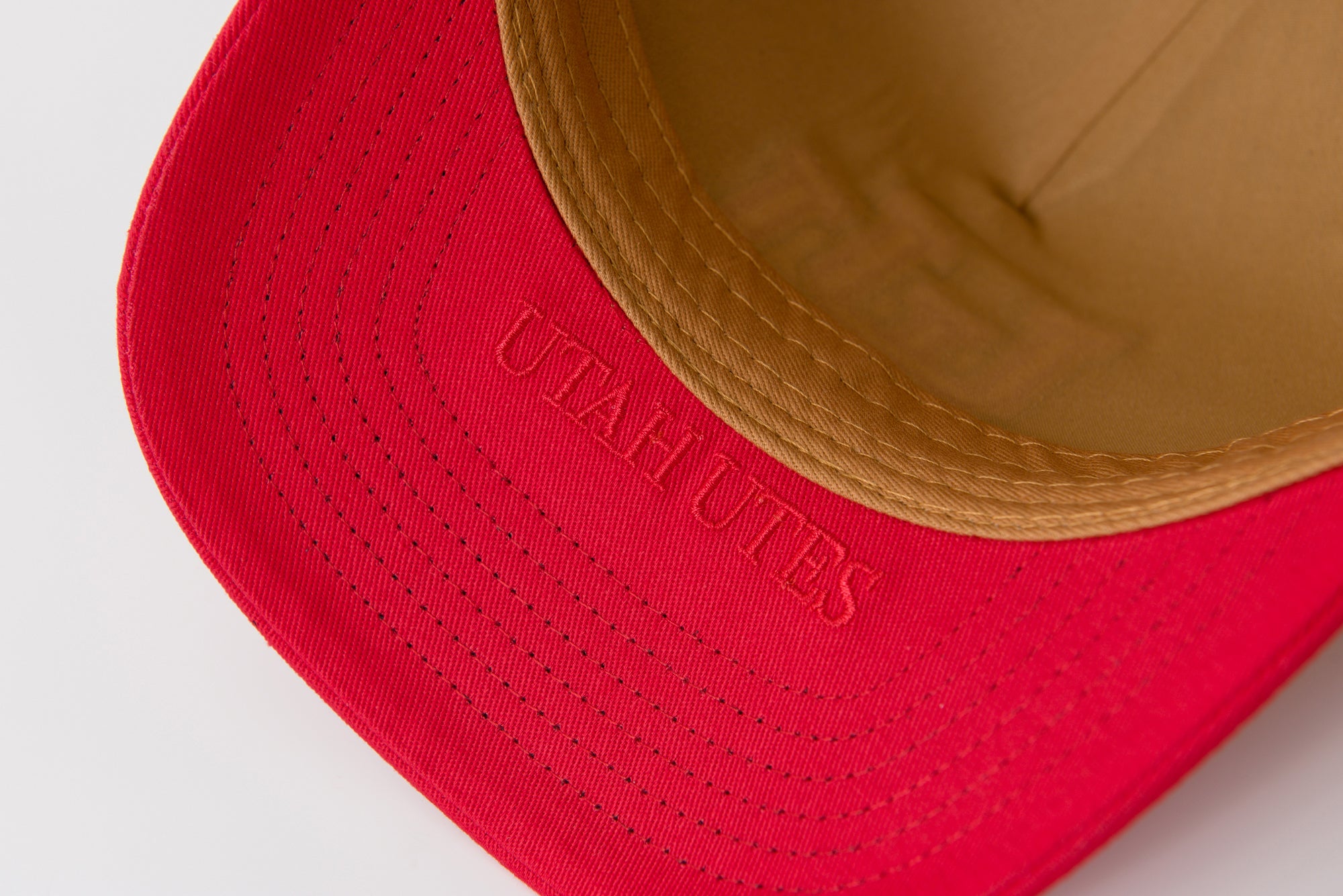 UofU Fade Hat Tan Red