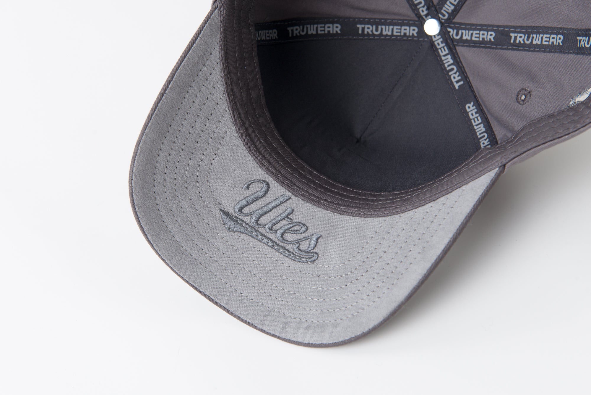 UofU Fade Hat Grey Round