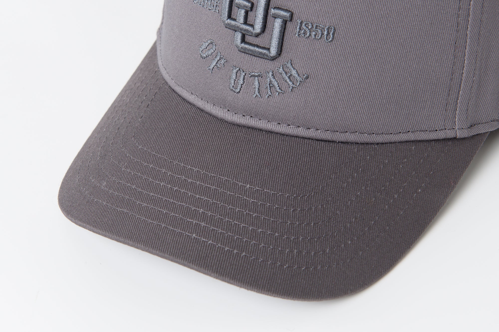 UofU Fade Hat Grey Round