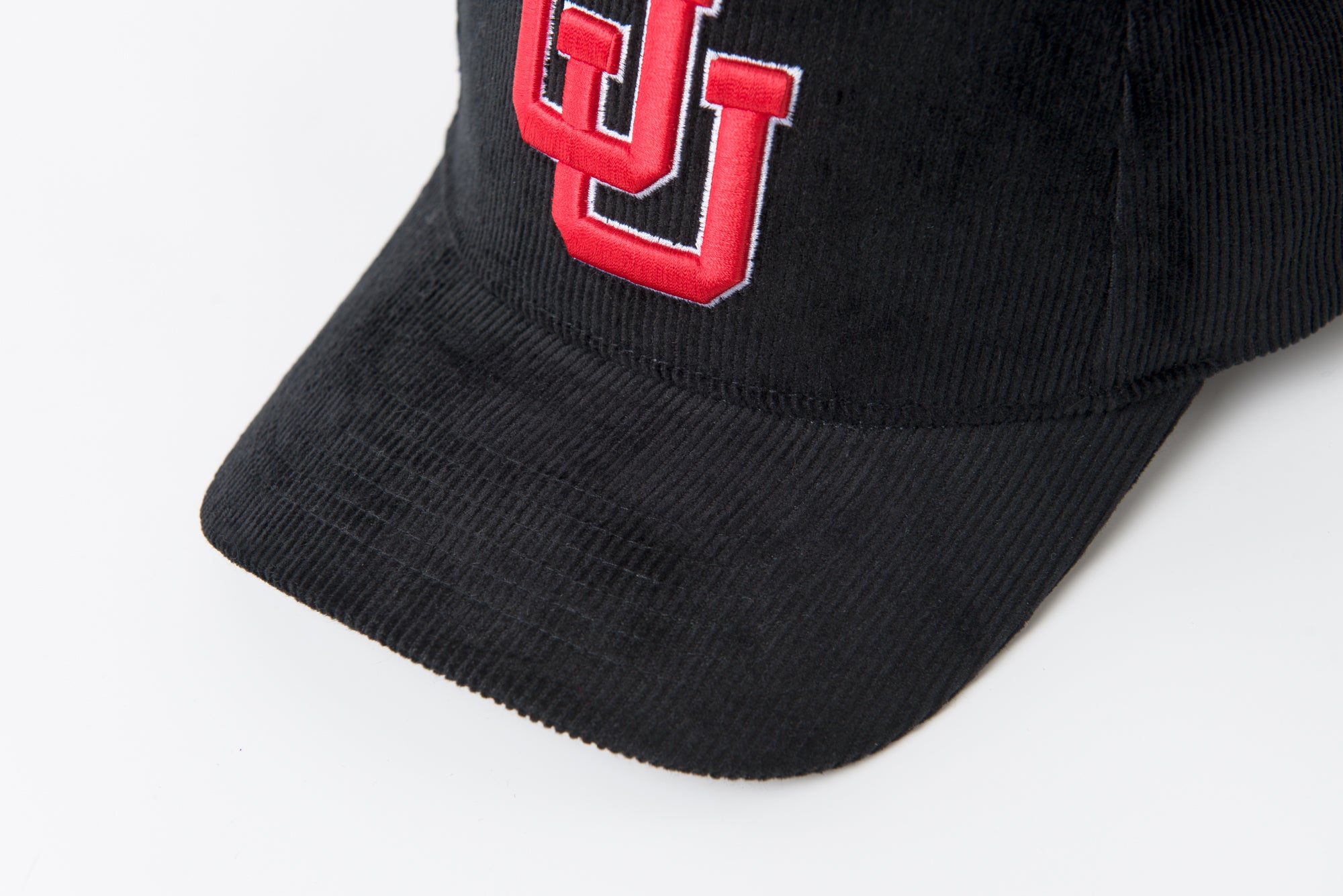 UofU Fade Hat Black Corduroy