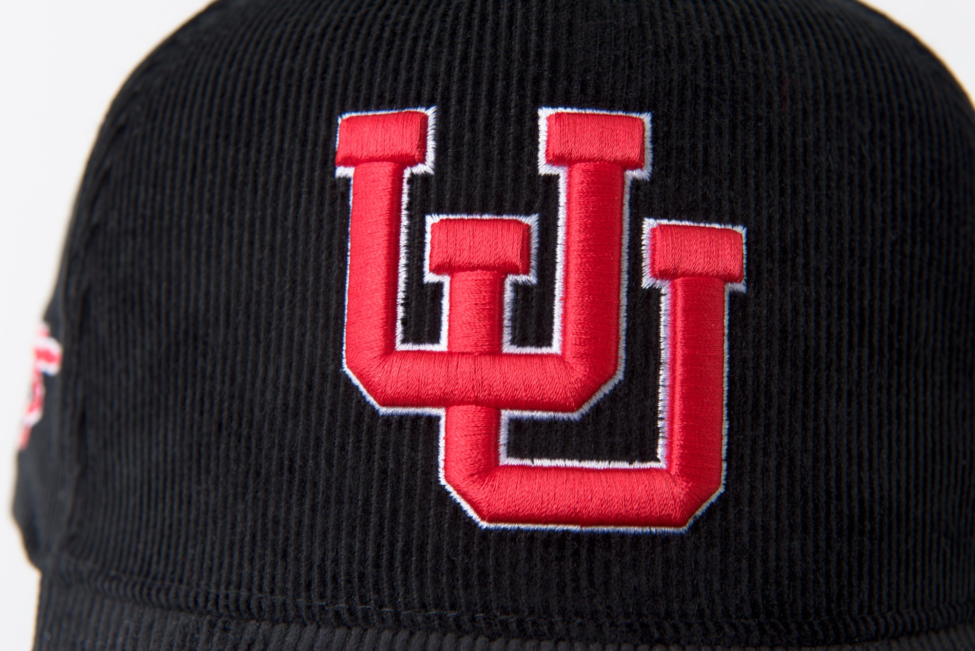 UofU Fade Hat Black Corduroy