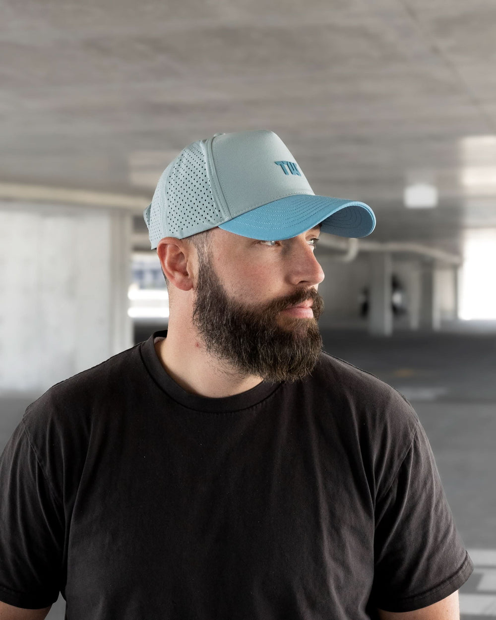 Limited Edition Aqua and Powder Blue Eagle Hat