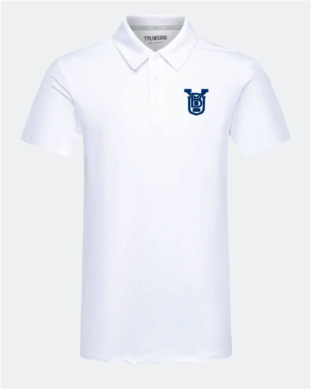 BYU Crest 2.0 White Polo