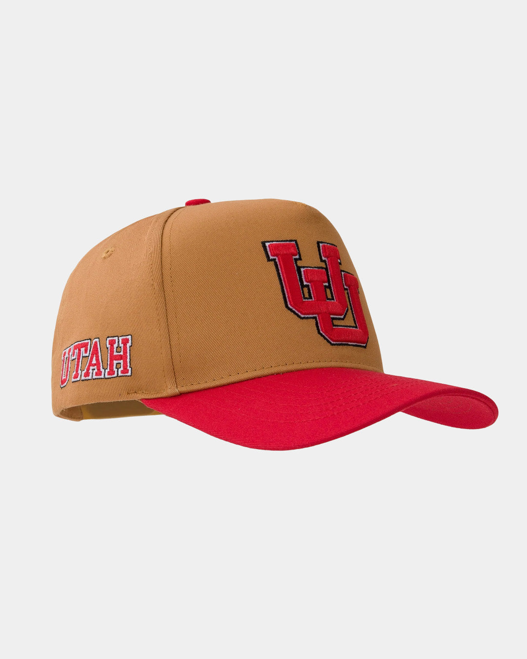 UofU Fade Hat Tan Red