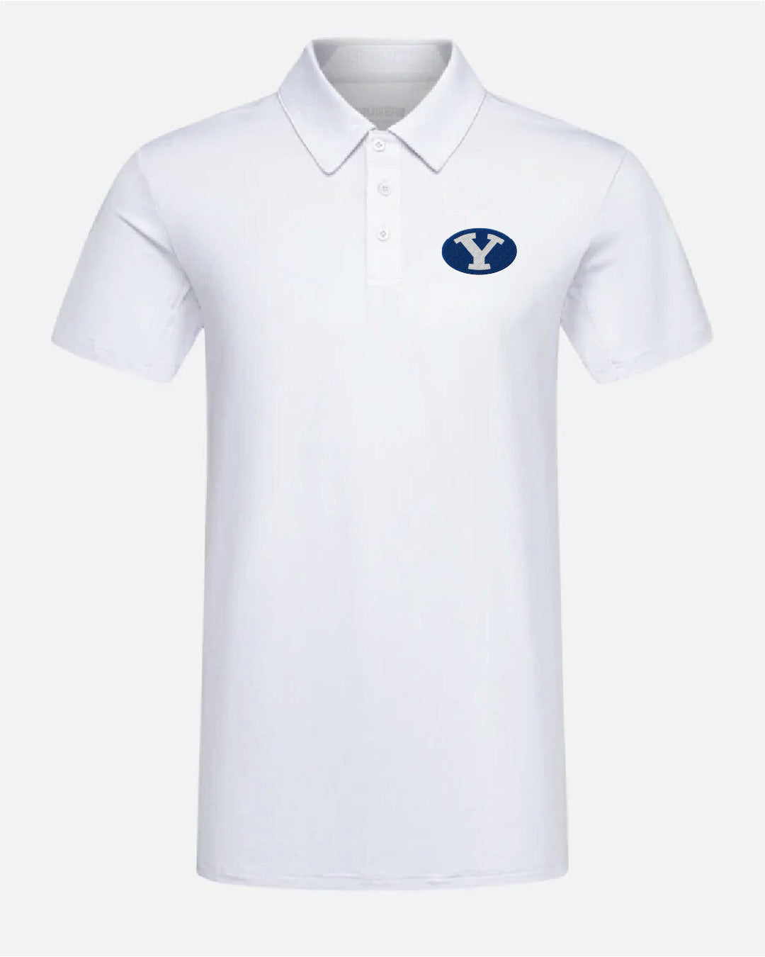 BYU Crest 2.0 Light Grey Polo