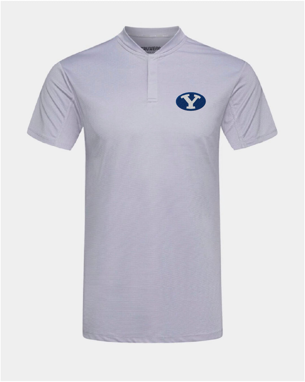 BYU Pinnacle Light Grey Polo 2.0
