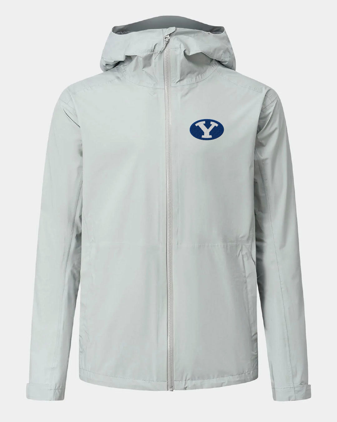 BYU Voyage Rain Jacket Light Grey
