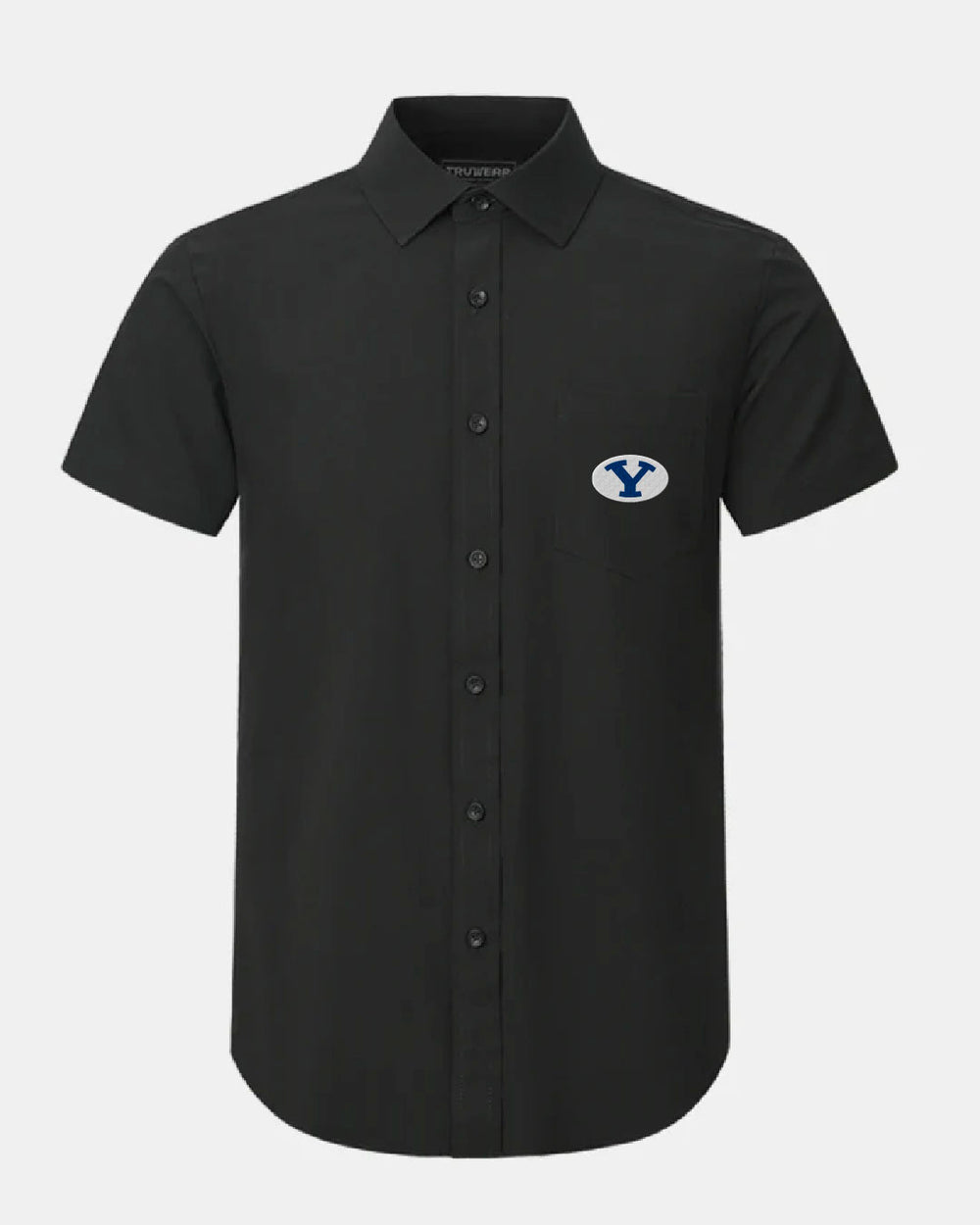 BYU Phenom Classic Black Short Sleeve Dress Shirt