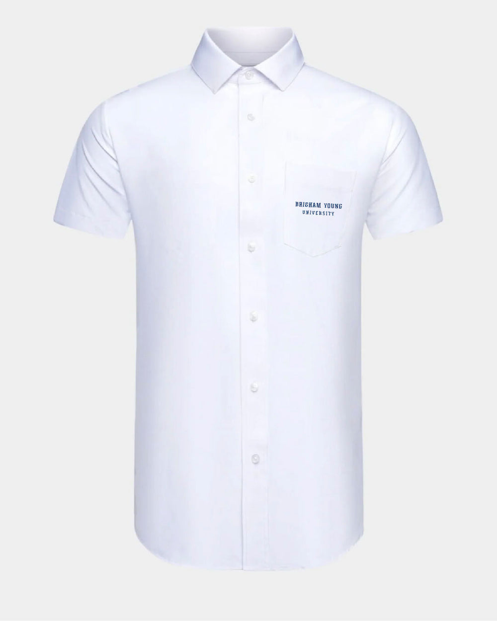 BYU Phenom Classic White Short Sleeve Dress Shirt