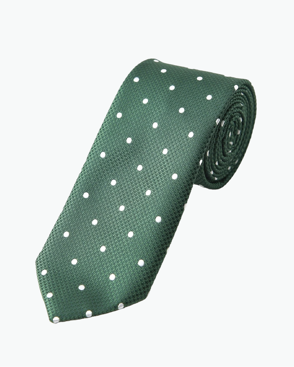 Immortal Green Polka Dot Tie