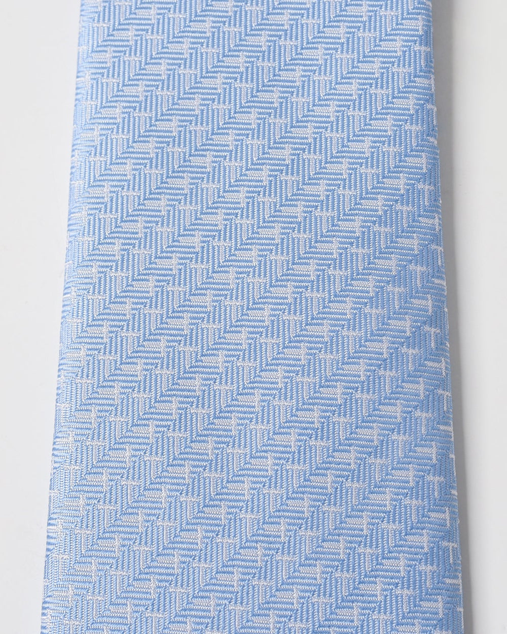 Elite Silk Tie T Pattern Light Blue