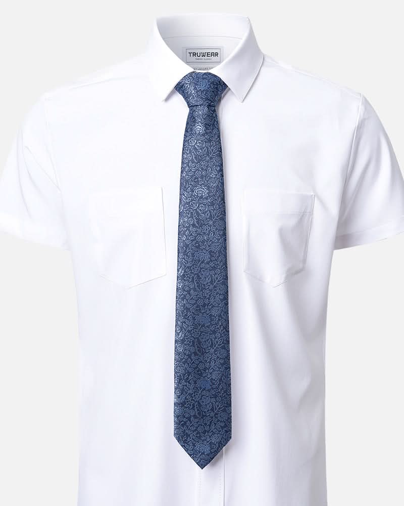 Immortal Floral Tie Navy