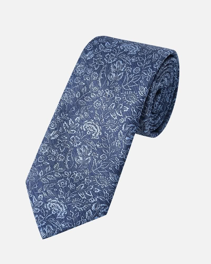 Immortal Floral Tie Navy