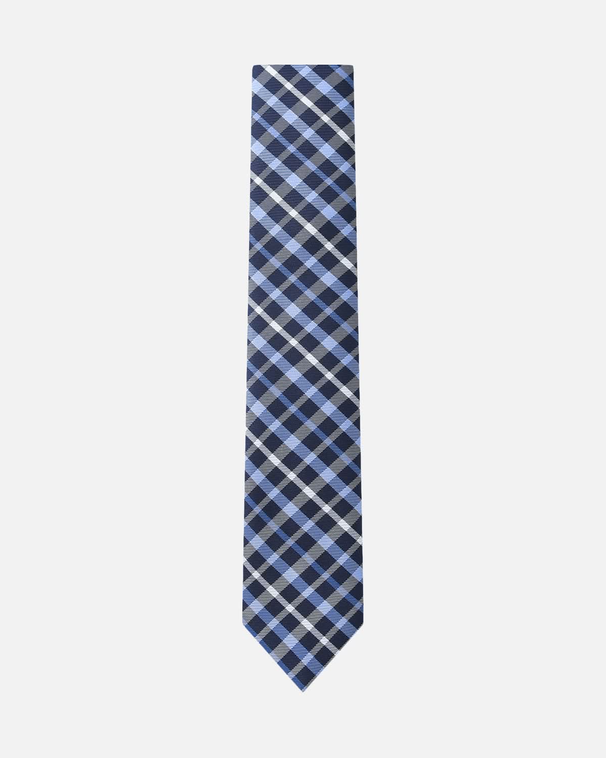 Immortal Powder Blue &amp; Navy Striped Tie