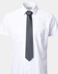 Elite Silk Tie Geometric Pattern Navy