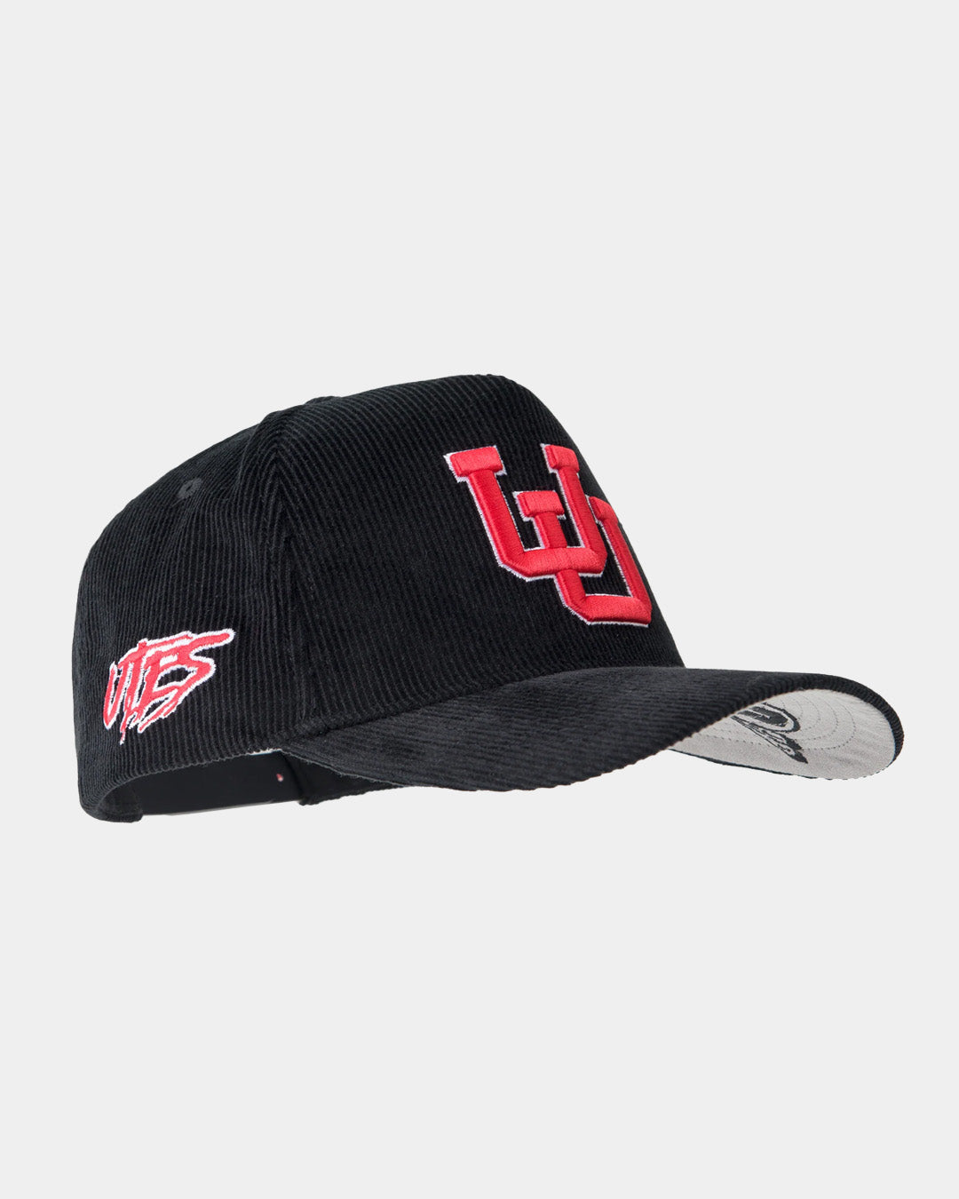 UofU Fade Hat Black Corduroy